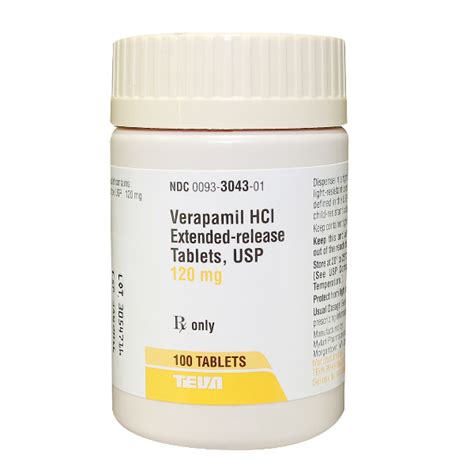 side effects of verapamil hcl er 120 mg